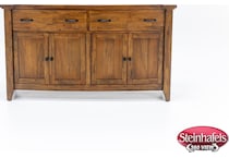 napa brown buffet server sideboard  image   