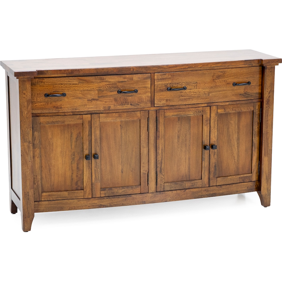 napa brown buffet server sideboard   