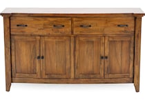 napa brown buffet server sideboard   