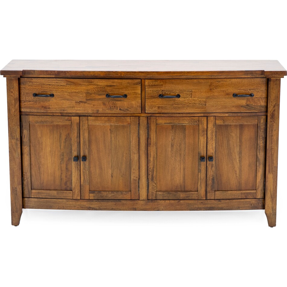 napa brown buffet server sideboard   