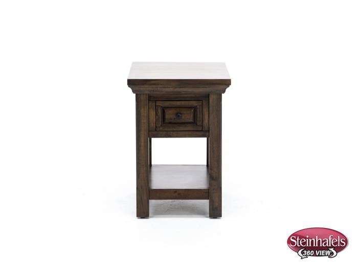 napa brown chairside table  image hcres  