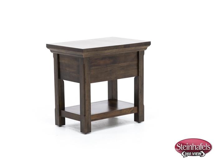 napa brown chairside table  image hcres  