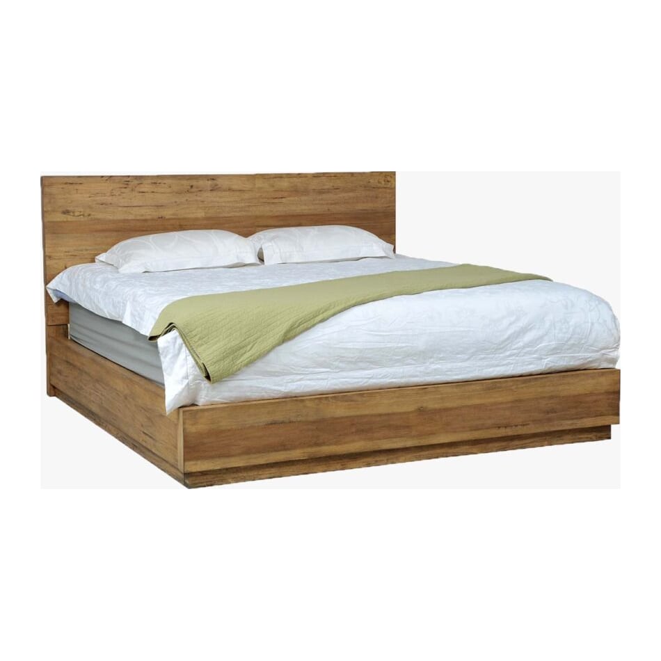 napa brown king bed package qp  