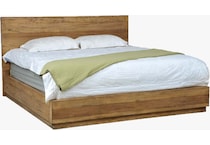 napa brown king bed package qp  