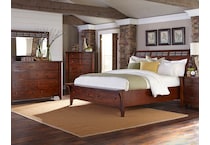 napa brown king bed package ksb  
