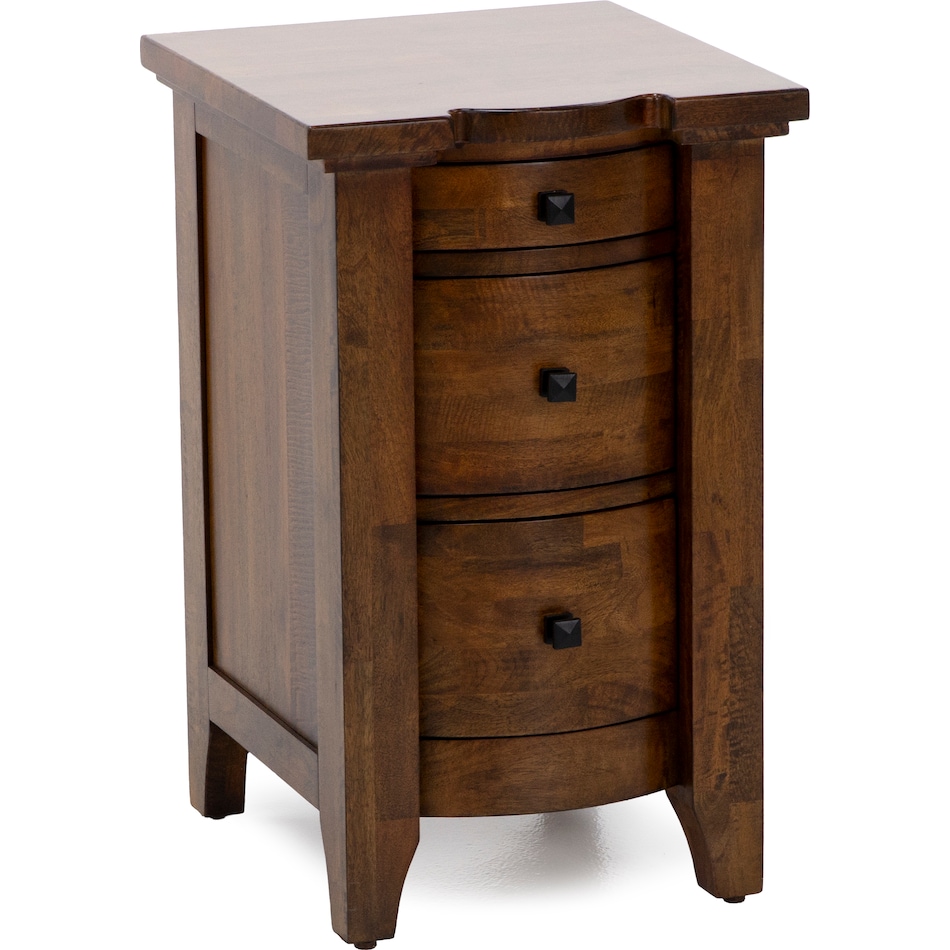 napa brown three drawer   