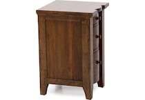 napa brown three drawer   