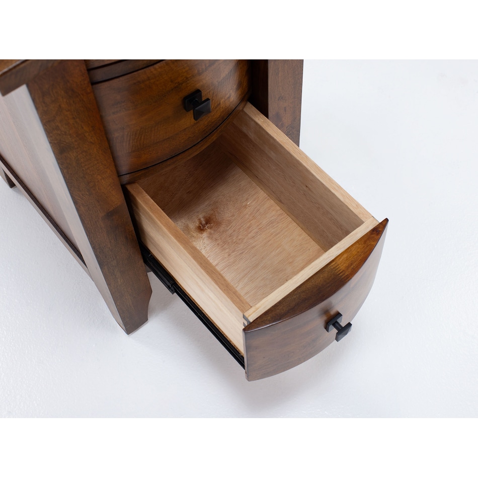 napa brown three drawer   
