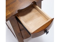 napa brown three drawer   