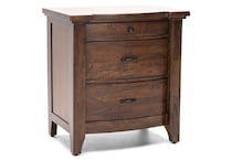 napa brown three drawer   