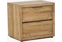 napa brown two drawer   