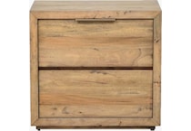 napa brown two drawer   