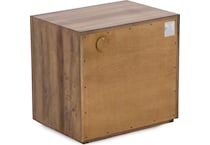 napa brown two drawer   