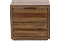 napa brown two drawer   