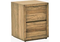 napa brown two drawer   