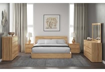 napa brown two drawer   