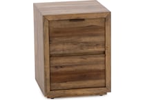 napa brown two drawer   