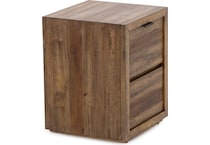 napa brown two drawer   