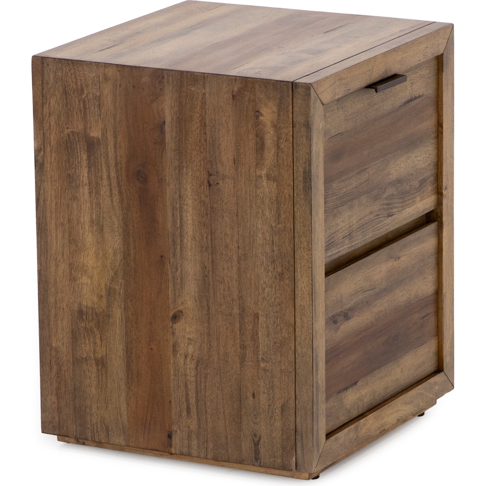napa brown two drawer   