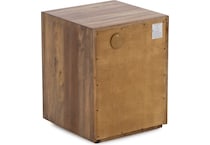 napa brown two drawer   