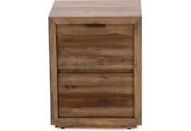 napa brown two drawer   