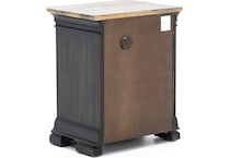 napa brown two drawer   