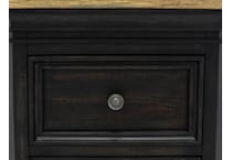 napa brown two drawer   