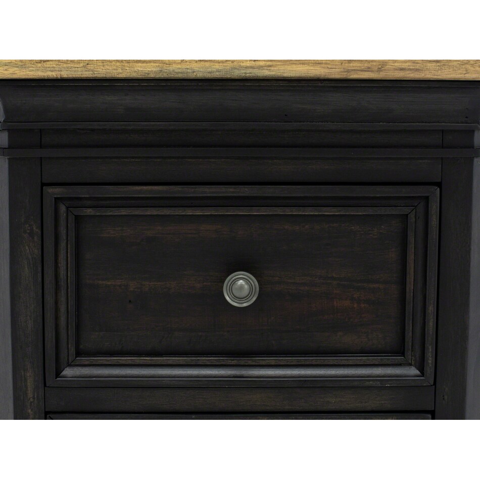 napa brown two drawer   