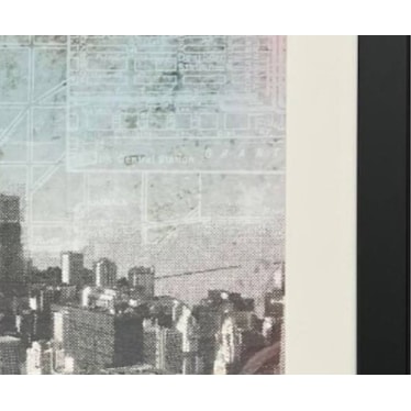 Chicago Skyline Framed Art 40"W x 40"H