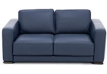 natuzzi blue  to  inches   