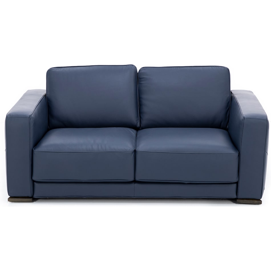 natuzzi blue  to  inches   