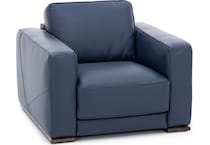 natuzzi blue chair   