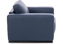 natuzzi blue chair   