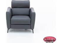 natuzzi blue recliner  image z  