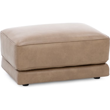 Bianca Leather Ottoman