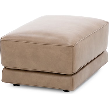 Bianca Leather Ottoman