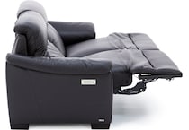 natuzzi brown mtn lth sectional piece pkg  