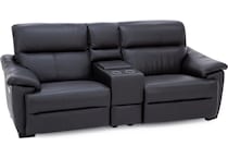 natuzzi brown mtn lth sectional piece pkg  