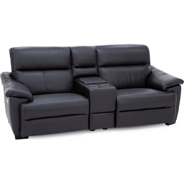 Lorenzo 3-Pc. Leather Fully Loaded Wall Saver Reclining Console Loveseat