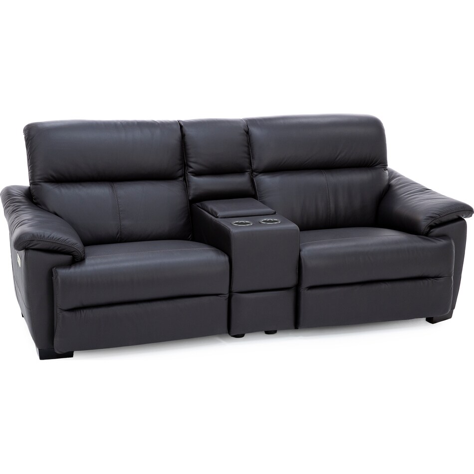 natuzzi brown mtn lth sectional piece pkg  