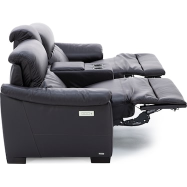 Lorenzo 3-Pc. Leather Fully Loaded Wall Saver Reclining Console Loveseat