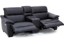 natuzzi brown mtn lth sectional piece pkg  