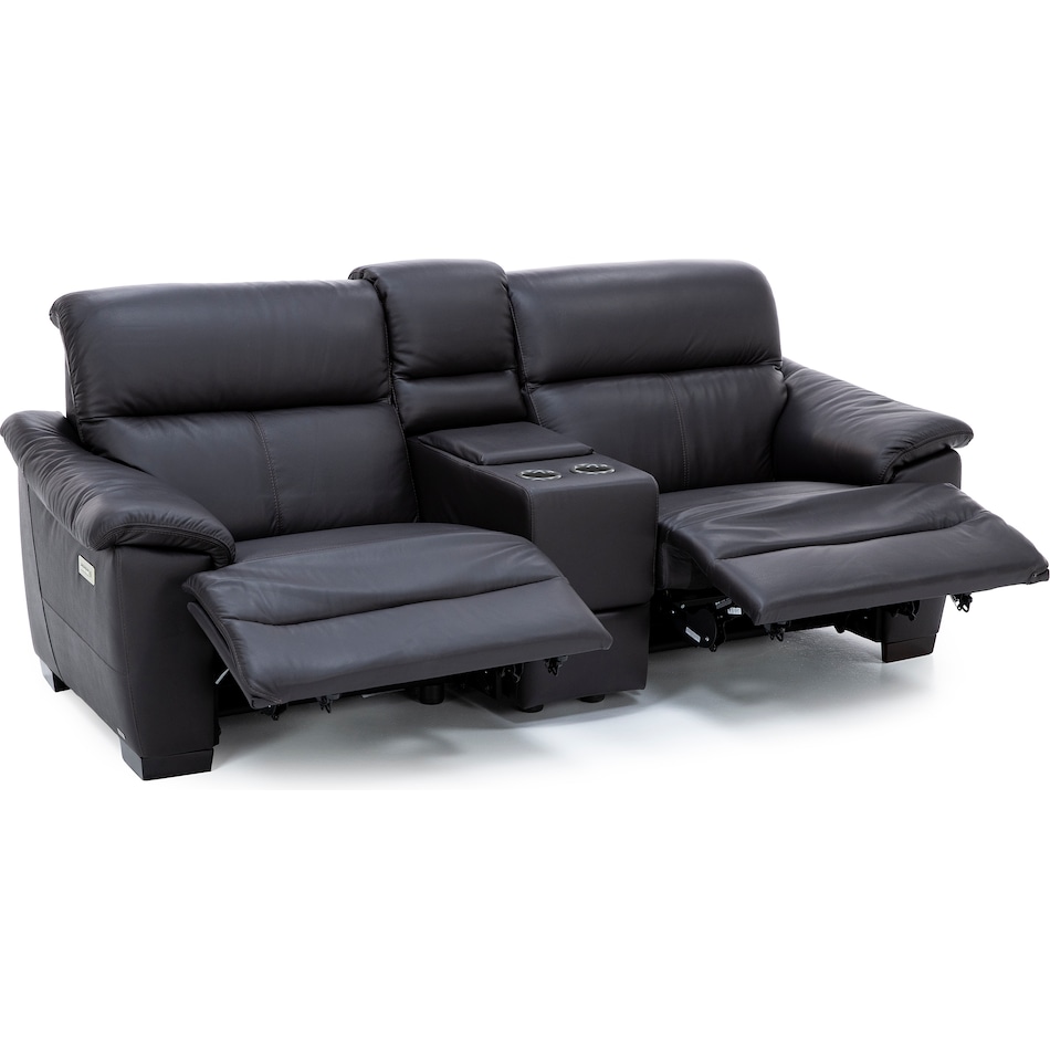 natuzzi brown mtn lth sectional piece pkg  