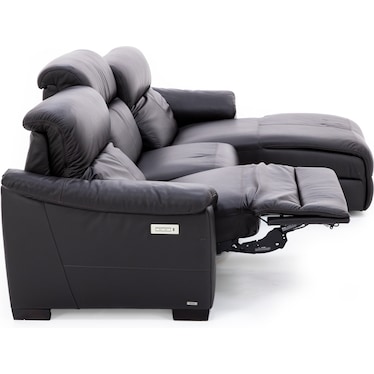 Lorenzo 3-Pc. Leather Fully Loaded Chaise Sofa