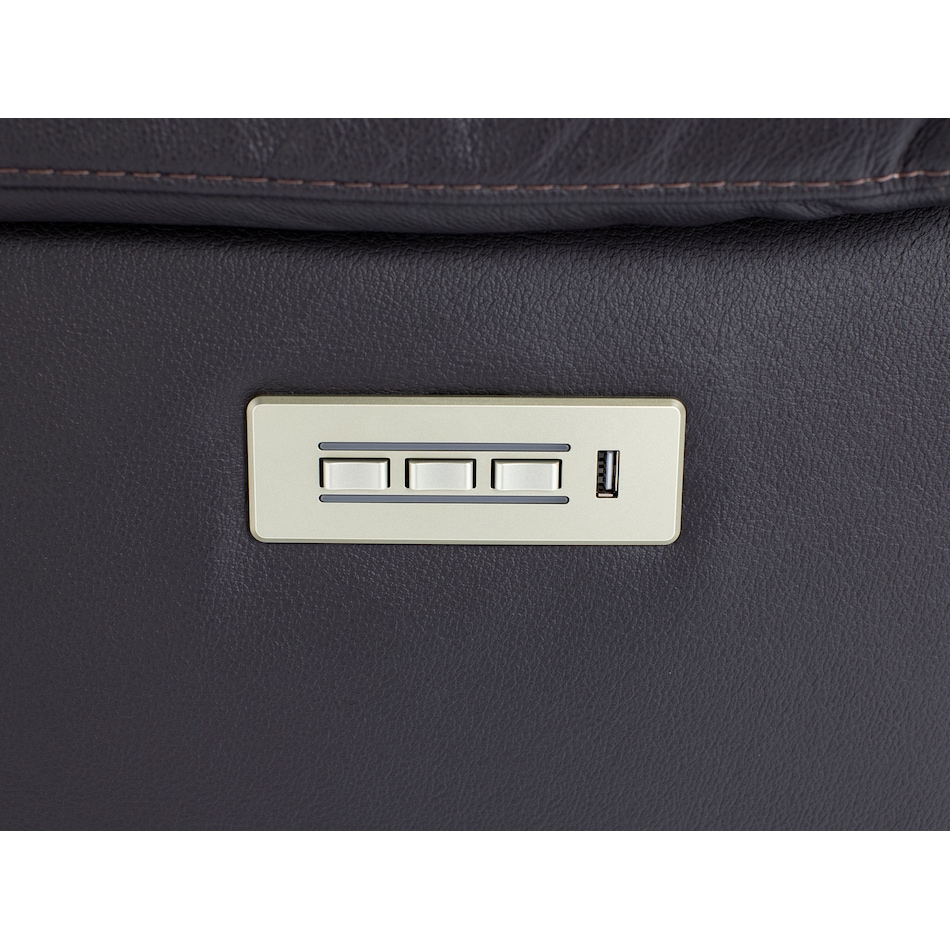 natuzzi brown mtn lth sectional piece zpkg  