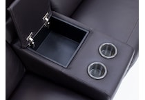 natuzzi brown mtn lth sectional piece zpkg  