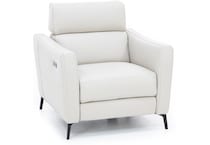 natuzzi cream recliner   