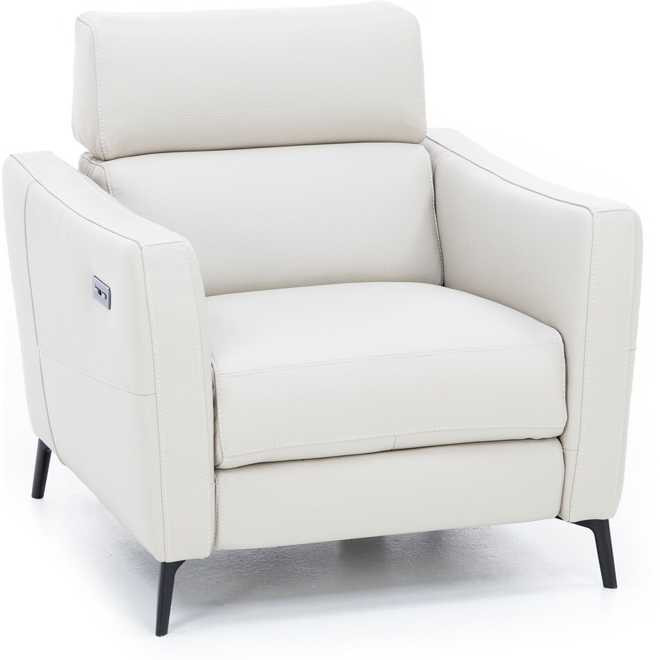 natuzzi cream recliner   