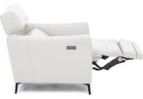 natuzzi cream recliner   