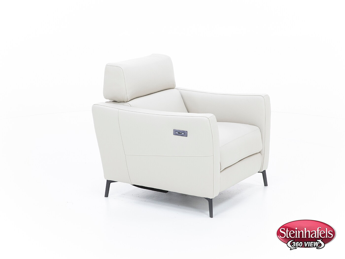 natuzzi cream recliner  image   